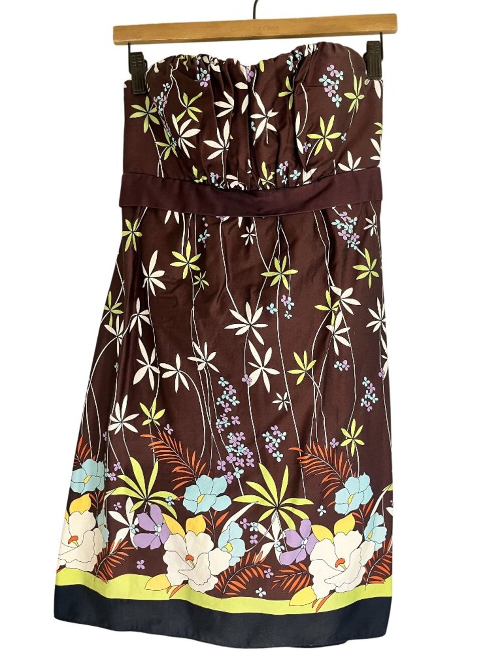 Y2K Fairy Babydoll Floral Strapless Mini Dress 7 Boho Whimsical Indie Folk Chic